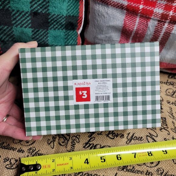 NWT lot of 2 snow globe gift boxes 7×5 rectangles - Picture 6 of 9